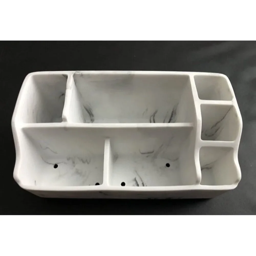 New Toothbrush Holder Bathroom Organizer Countertop, New 7 Slots